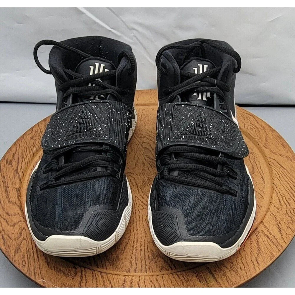 Nike Kyrie 6 Jet Black Sneaker Basketball 2019 Size 7 Men #BQ4630-001 - Picture 4 of 14